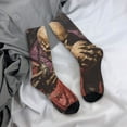 thumbnail image 5 of KLL Eerie Skull Holding Another Print Cool Socks Men's Women's Crew Socks Funny Crazy Novelty Stockings, 5 of 6