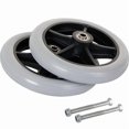 thumbnail image 1 of 2pcs 6 Inch Wheelchair Replacement Rubber Wheel Wheels Rollator Non-slip Replacement Casters Casters Wheels Wheelchair Replacem-hy -HK607, 1 of 5