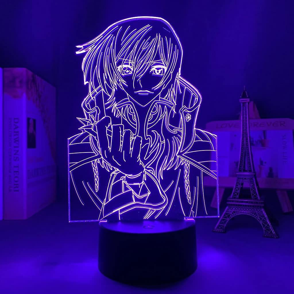 Led Night Light Anime Code Geass Lelouch Lamperouge For Bedroom Decor Kids  Brithday Gift Manga Room Desk 3d Lamp Code Geass | Walmart Canada