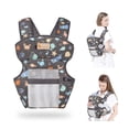 thumbnail image 3 of Cangurera Bebes Mochila Ergonomica Multifuncional Amamantar Modelo Gris, 3 of 4