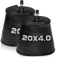 thumbnail image 2 of Fat Tire Tube 20x4.0 2 Pack Schrader VALVES Replacement for Electric Fat Bikes, 2 of 5