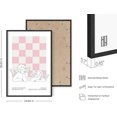 thumbnail image 3 of HAUS AND HUES Pink Wall Art, Pink Posters For Room Aesthetic, Danish Pastel Posters, Aesthetic Posters Art, Danish Posters, Cool Posters, Danish Pastel Wall Decor (16" x 20" Framed Black), 3 of 6