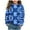 Blue1, variant on Posijego Unisex Girls Boys Tie-Dye Sweatshirts Spring Long Sleeve Shirt for Kids Trendy Pullover Tops