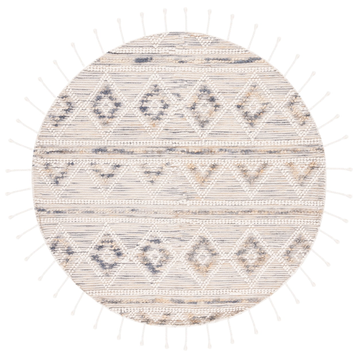 SAFAVIEH Natura Chloe Southwestern Area Rug, Ivory/Grey, 5' x 8'