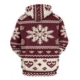 thumbnail image 3 of Merry Christmas 3d Sweatshirts Hoodie Fashion Casual Personality Men's Women Street Hoodie Pullovers Long Sleeve Comfortable Top, 3 of 6