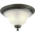 thumbnail image 1 of Progress Lighting P3641 Espresso Melbourne 14-1/4" Two-Light Flush Mount Ceiling Fixture, 1 of 2