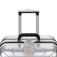 thumbnail image 3 of Rocae Cute Rabbit for Leather Luggage Baggage Tags ID Label Privacy Cover ID Label with Stainless Steel Loop and Address Card, 3 of 5