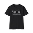 thumbnail image 2 of Adulting Please Wait, Gildan Unisex Softstyle T-Shirt, Graphic Tee, S-3XL, 2 of 6