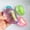 A004- Purple, variant on Mango Shaped Pink Glitter Sensory Toys, Squeeze Stress Toys, Relaxation Squeeze Toys, Relaxation Toys, 3.5X2.5 Inch Soft Squeezable Glitter Filled Mango Squeeze for Office Desktop