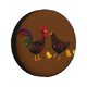 thumbnail image 1 of Fotbe Chicken Farm Animal Funda de Llanta de Repuesto con Estampado, Engrosada, Ajuste Universal para Jeep, Remolque, RV, SUV, Camión-16 inch, 1 of 6
