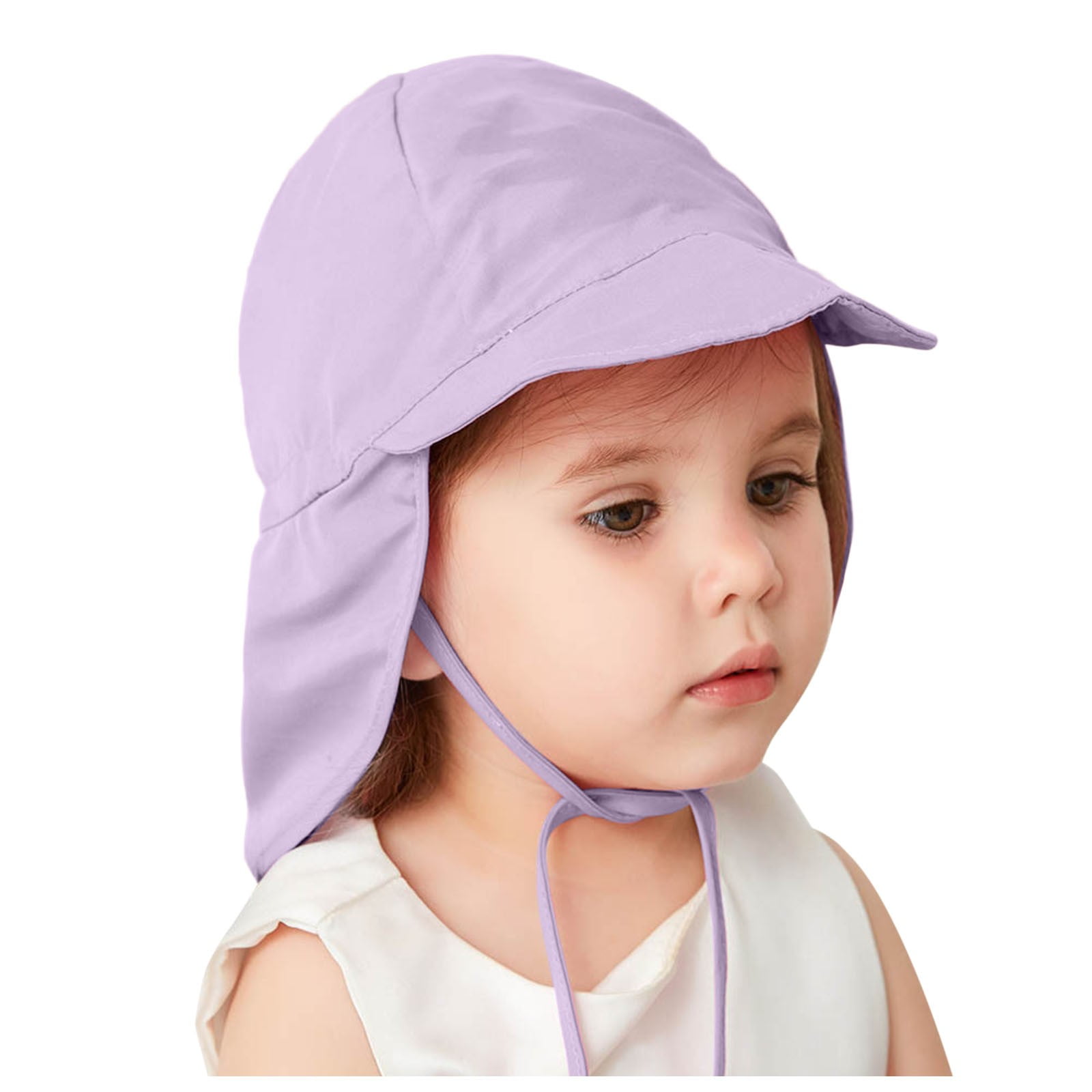 Valora Children Summer Outdoor Breathable Travel Cute Quick Drying Baby Sun Hat Purple