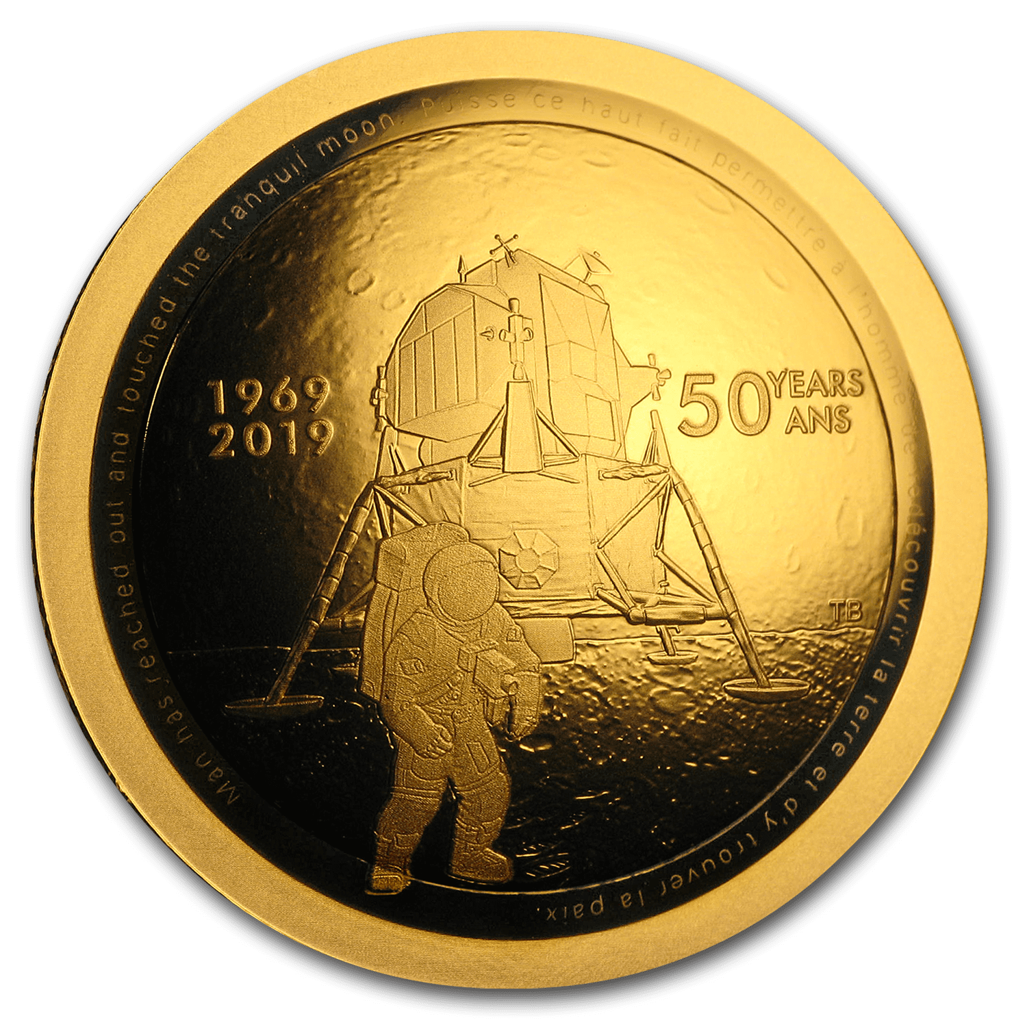 19 Canada Gold 100 50th Anniv Of The Apollo 11 Moon Landing Walmart Com
