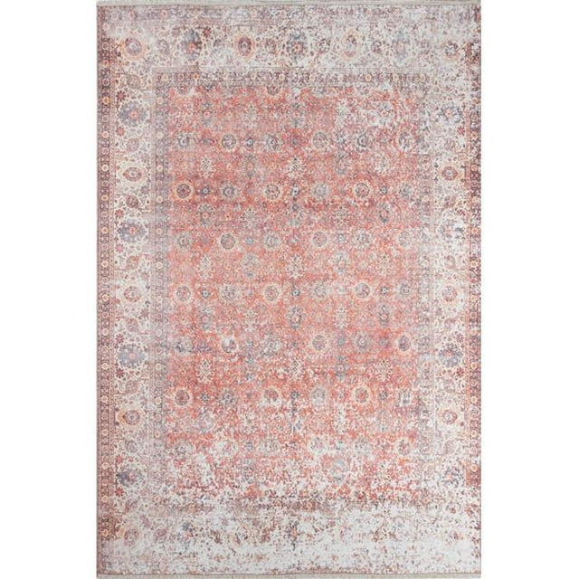Momeni CHANDCHN-5RED2030 Tapis Rectangulaire Noué à la Main 2 x 3 Pi - Rouge