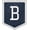B, variant on Handmade Felt Alphabet Pennant Banner for Nursery Room Decor - Navy Blue & Beige Educational Wall Hanging for Kids Room 11.8 x 13.8 Inches