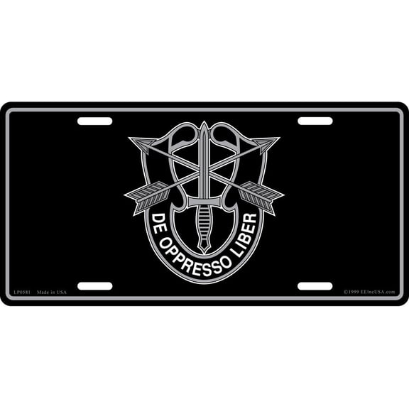 Special Forces License Plate