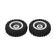 thumbnail image 5 of Estrela 2 unids/set 50mm Llanta De Goma Neumático con 4 Agujeros para AXIAL SCX24 1/24 RC Coche de Actualización PartsSilver, 5 of 8