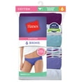 thumbnail image 1 of Hanes Women`s No Ride Up Cotton Bikini - Best-Seller, 5, Assorted, 1 of 1