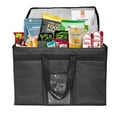 XXXL Insulated Cooler Bag with Zipper Closure,Reusable Grocery Shopping