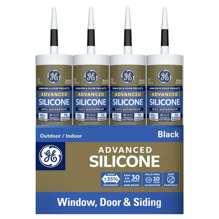 12 Pack Of Oz Momentive GE5000 GE, Silicone II Clear Window, 55 OFF