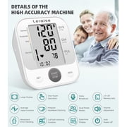 Upper Arm Blood Pressure Monitor with Speaker, 2 Users, 240 Recordings, Large Cuff, Large Display Screen