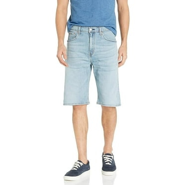 Levis Men's 569 Loose Straight Shorts Size 42 Light Blue Stretch Fabric
