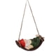 thumbnail image 4 of Dwarf Swing Sculpture Ornaments Resin and Twine Lovely 7.5in Resin Dwarf Swing Sculpture for Patio Lawn Porch Green, 4 of 5
