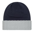 thumbnail image 3 of Men's New Era  Navy/Gray Dallas Cowboys Oversize Cuffed Knit Hat, 3 of 3