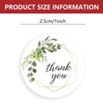 thumbnail image 2 of 500pcs Thank You Stickers, Round Greenery Frames Thank You Stickers Roll 4 Floral Designs Thank You Envelope Labels, 2 of 7