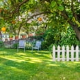 thumbnail image 2 of EIMELI 2 Pcs Garden Plastic Edgings Border White Fencing Fence Courtyard, 2 of 8