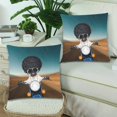 thumbnail image 2 of RYLABLUE Ride Motorcycle Dog Pillow Covers Pillow Cases Two Sides Printing 18x18 inches ,Set of 2, 2 of 2