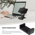 thumbnail image 4 of Smart Phone Clip Double Hole Mobile Phone Tripod Stretching Bracket Adapter Black, 4 of 8