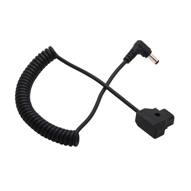 Cable de alimentación con conector macho D-Tap para enchufe CC de 5,5 x 2,5 mm para BMCC y BMPC 4K