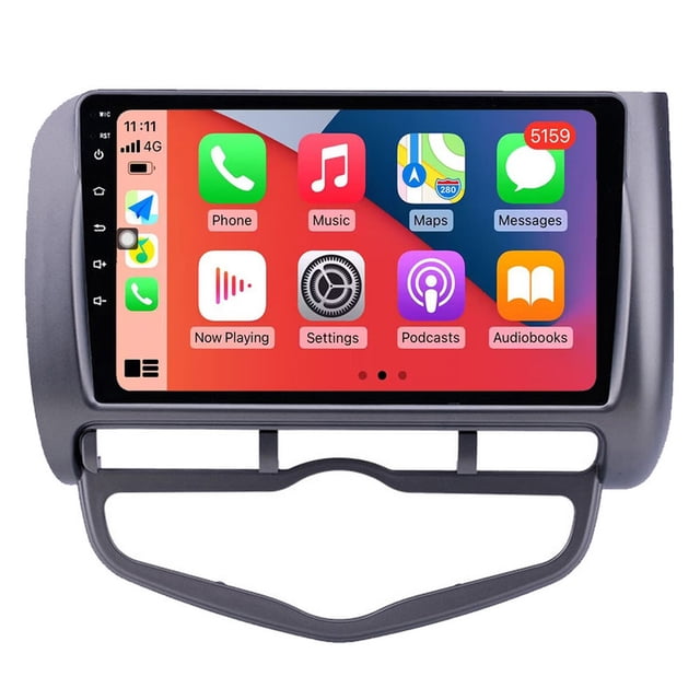 RoverOne Coche Radio Estéreo GPS Navegación Autoradio CarPlay Android Auto para Honda Jazz City 2002 - 2007