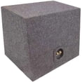 thumbnail image 3 of American Sound Connection Car Audio Single 12" Sealed Subwoofer Rear Angle Sub Box Enclosure 3/4" MDF Wood, 3 of 6