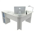 thumbnail image 6 of Inval Merlin Laminate Dual Surface Corner Office Desk, Multiple Colors, 6 of 6