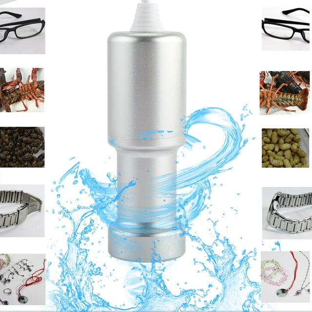 TOPINCN Portable Ultrasonic Fruits Eyeglass Cleaner Necklace Jewelry Cleaning Machine,Eyeglass Cleaner,Ultrasonic Jewelry Cleaner