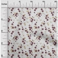 thumbnail image 2 of oneOone Georgette Viscose Maroon Fabric Floral Retro Sewing Craft Projects Fabric Prints By Yard 42 Inch Wide, 2 of 5