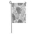 thumbnail image 1 of JSDART Pattern Leafs Fall Outline Sketch Abstract Graphic Garden Flag Decorative Flag House Banner 12x18 inch, 1 of 2