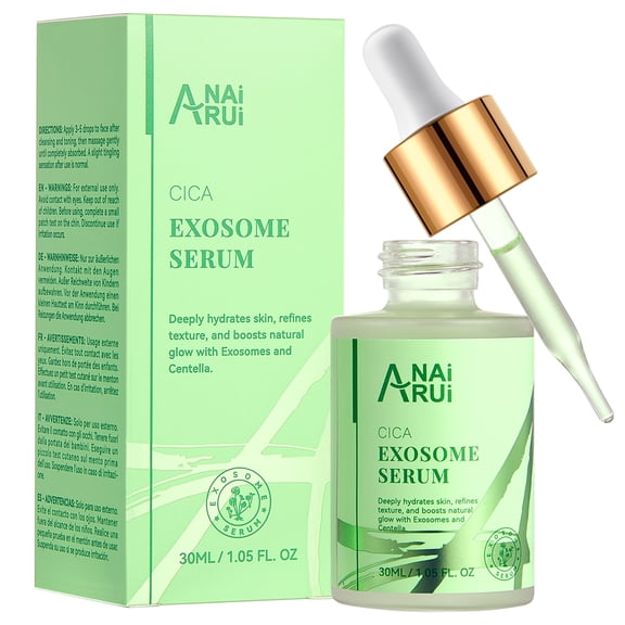 ANAiRUi Exosome Cica Serum with Hyaluronic Acid, Advanced Deep Hydration, 1.05 fl.oz