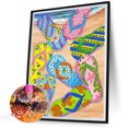 thumbnail image 2 of Diamond Painting 5D DIY Kit de taladro en forma especial parcial Zapatilla de playa (YXC695) Hugtrwg Para estrenar, 2 of 9