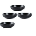 thumbnail image 3 of 4pcs Ceramic Dip Bowls Round Dip Bowls Serving Bowls Fruit Container Dessert Dip Bowl Snack Bowl for Soy Sauce Dip (Black), 3 of 6