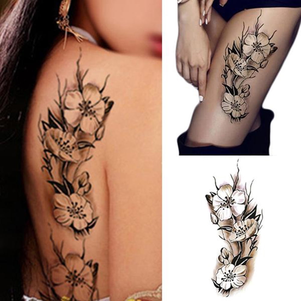 Funie Unisex Waterproof Plum Blossom Flower Arm Leg Tattoo Sticker Temporary Body Art | Walmart Canada Funie Unisex Waterproof Plum Blossom Flower Arm Leg Tattoo Sticker Temporary Body Art | Walmart Canada