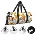thumbnail image 3 of Easygdp Autumn Forest Animals Bolsa de Viaje, Bolsa de Mano, Bolsa de Gimnasio, Bolsa de Equipaje para Viaje, 3 of 6