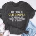 thumbnail image 6 of EcoLoom Saying Don Piss Off Old People Short Sleeve Unisex T Shirt, 6 of 6