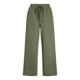 thumbnail image 6 of Annhoo Womens Baggy Sweatpants Elastic Waist with Drawstring and Side Pockets Causal Wide Leg Workout Gym Pants, 6 of 6