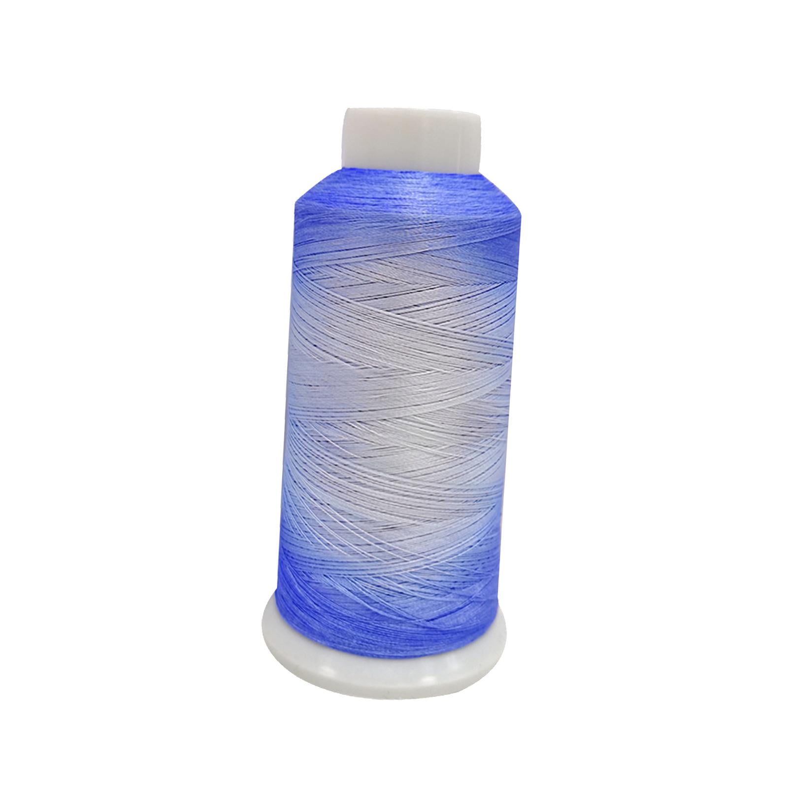 Color Changing Thread, Embroidery, Sewing Thread, for Crochet Parties Shawl Scarf Raves Dark Blue