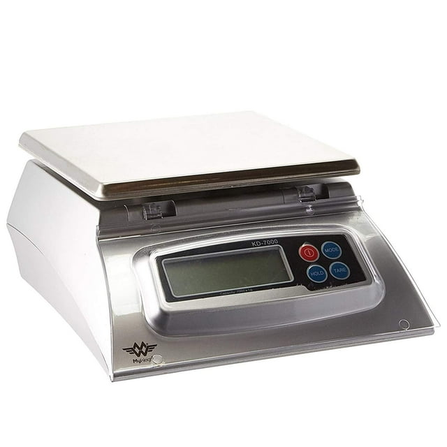 Báscula de cocina My Weigh de acero inoxidable de 7000 g, color plateado