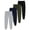 Black/Green/Navy/Grey, variant on Men Sweatpant Fleece Jogger Pants Athletic Soft Fit Gym Running Workout - 4 Pack