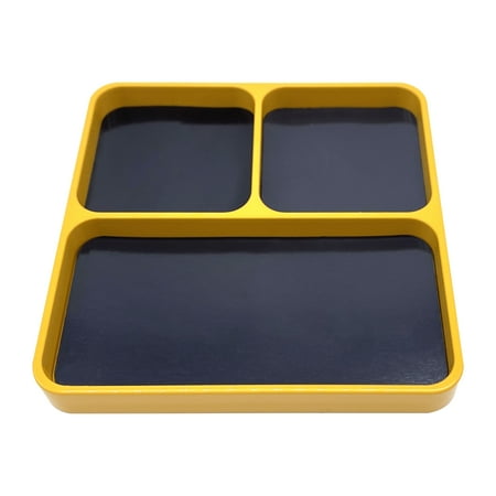 

Ametoys Magnetic Desktop Screws Tools Parts Tray Holder Storage Plate Box Case Organizer for Metal Parts Screws Sockets Bolts Pins Organization