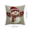 thumbnail image 3 of Holiday Decor Christmas New Christmas Pillow Cover Festival Decoration Sofa Decoration Linen Pillow C One Size, 3 of 6